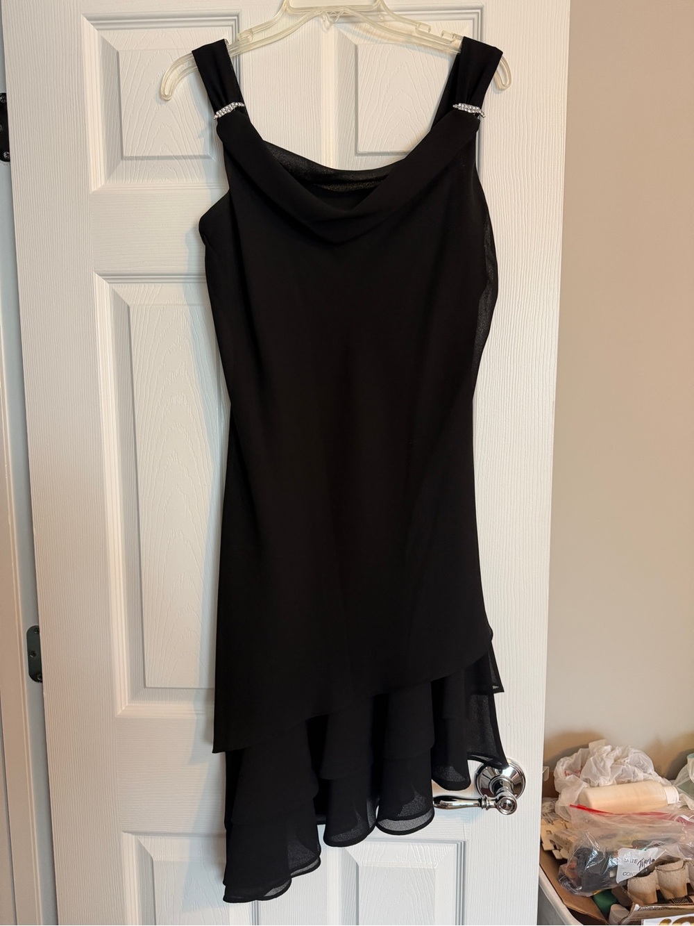 Karen Steven’s Size 8 Black Evening Gown